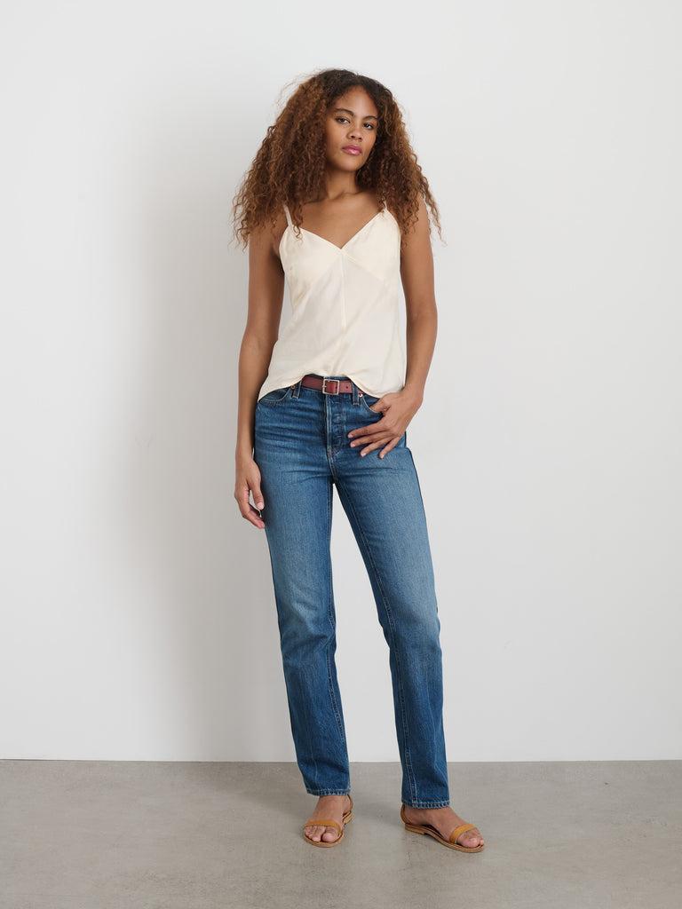 Mia Top In Cupro Product Image