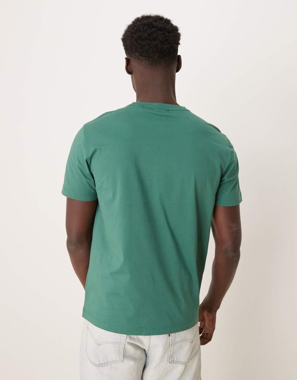 GANT 1949 logo T-shirt in green Product Image