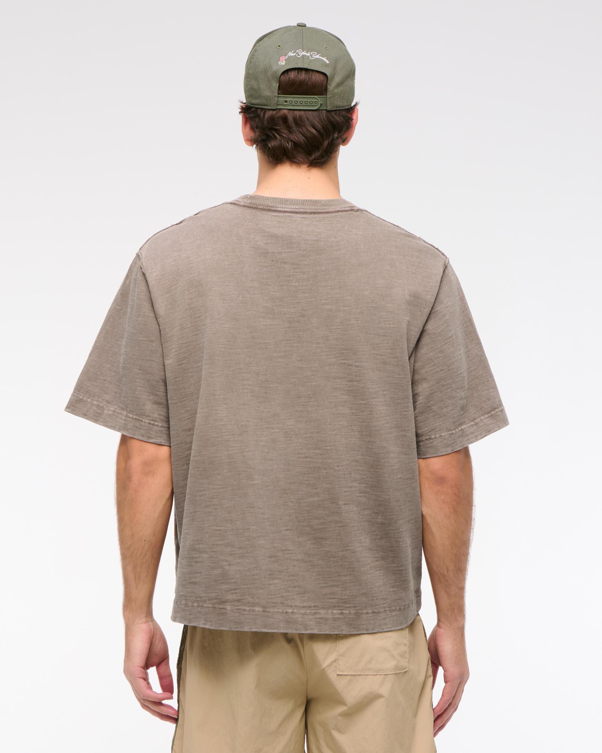 Premium Heavyweight Slub Cropped Tee Product Image