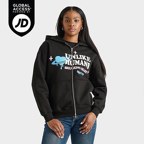 Unlike Humans Womens Heartbreaker Full-Zip Hoodie Product Image