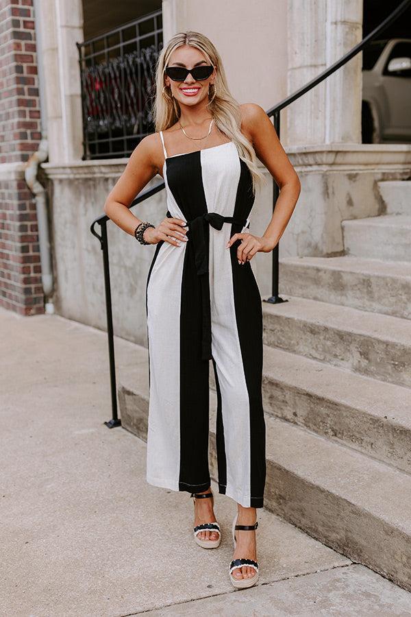 Chic Moment Linen-Blend Jumpsuit Product Image