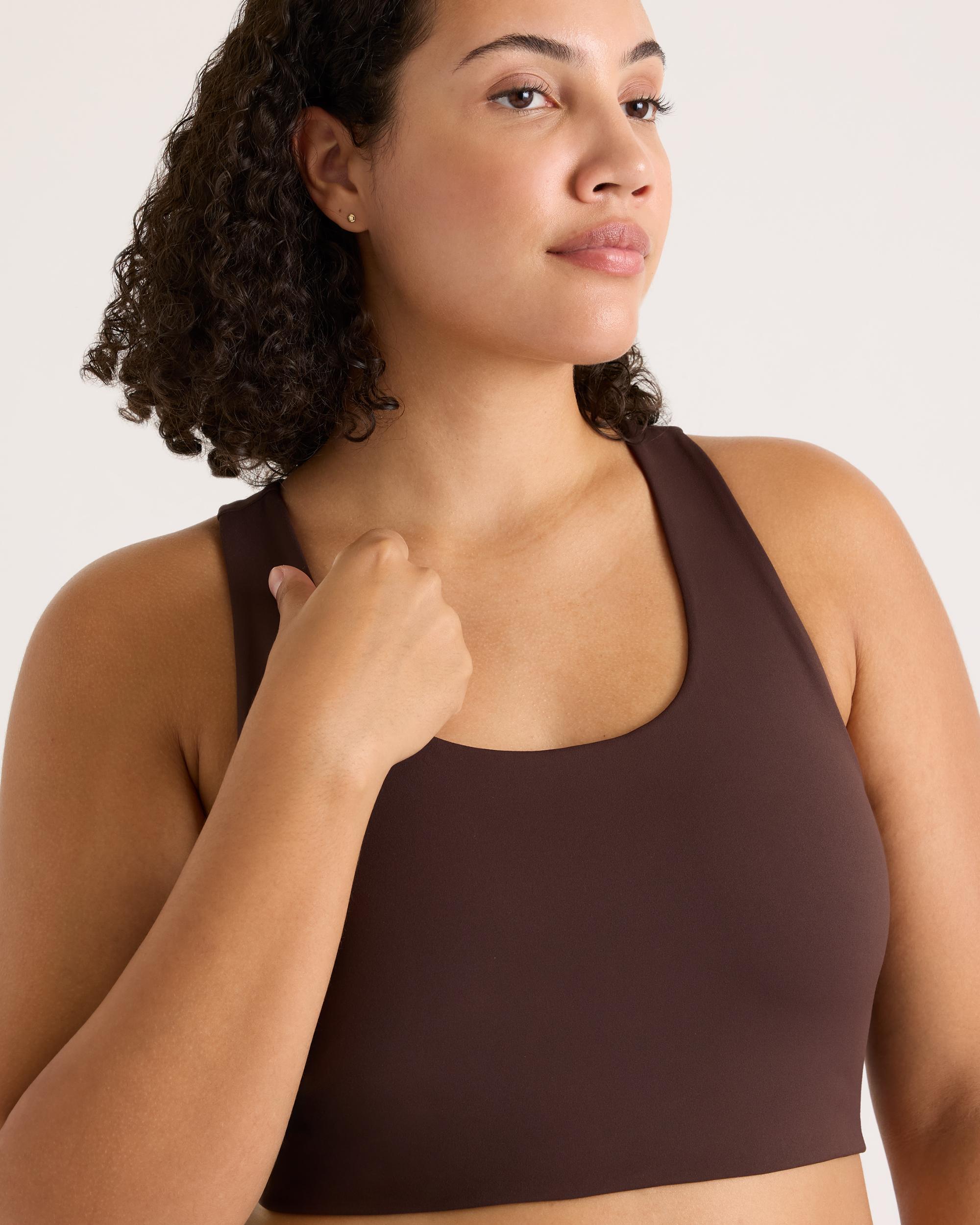 Quince | Women's Ultra-Form Scoop Neck Longline Bra Size XL, Nylon/Spandex Product Image