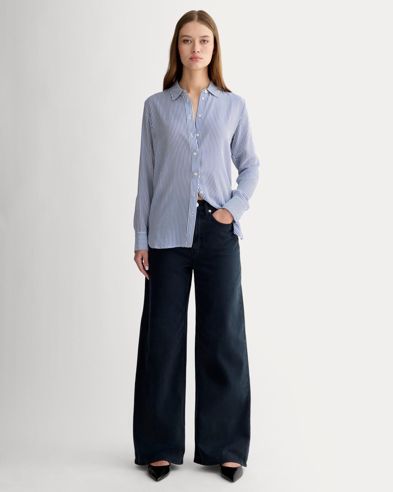 The Must-Have Shirt in Washable Silk Product Image