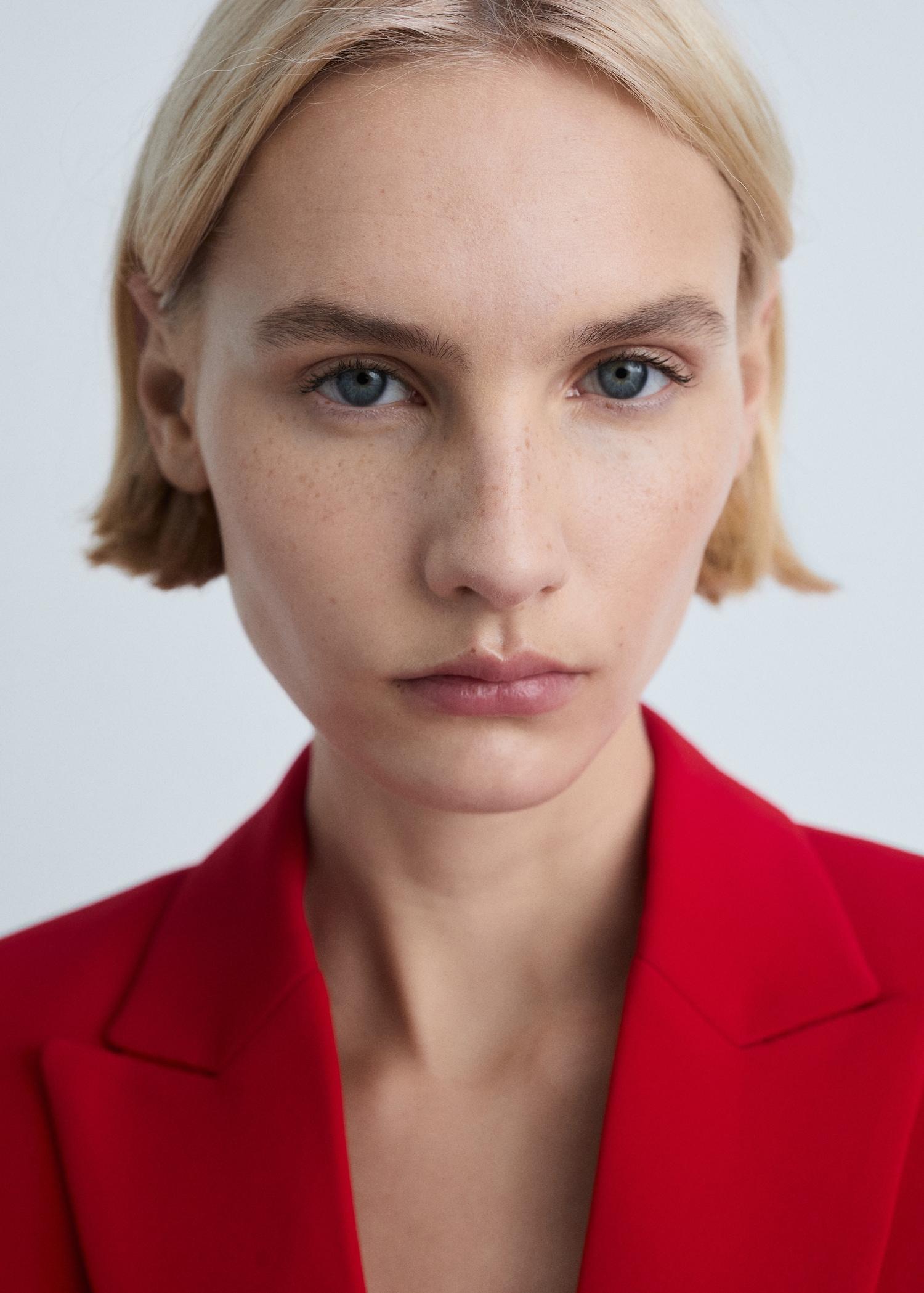 Structured suit jacket - Women | MANGO USA Product Image