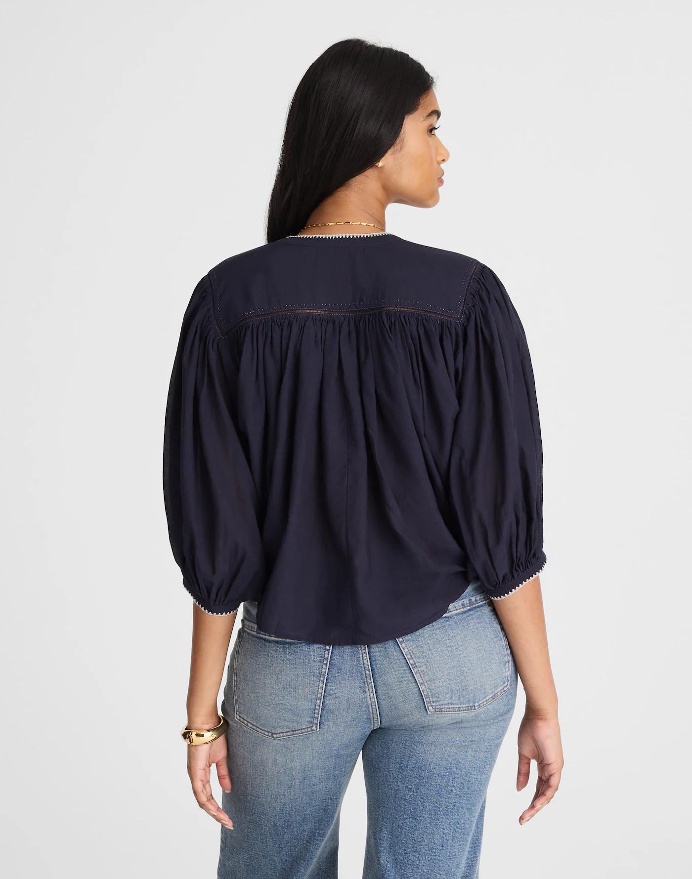 Balloon-Sleeve Top Product Image