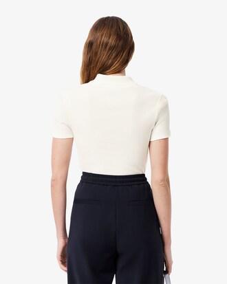 Slim Fit L.12.D Ribbed Cotton Polo Shirt Product Image