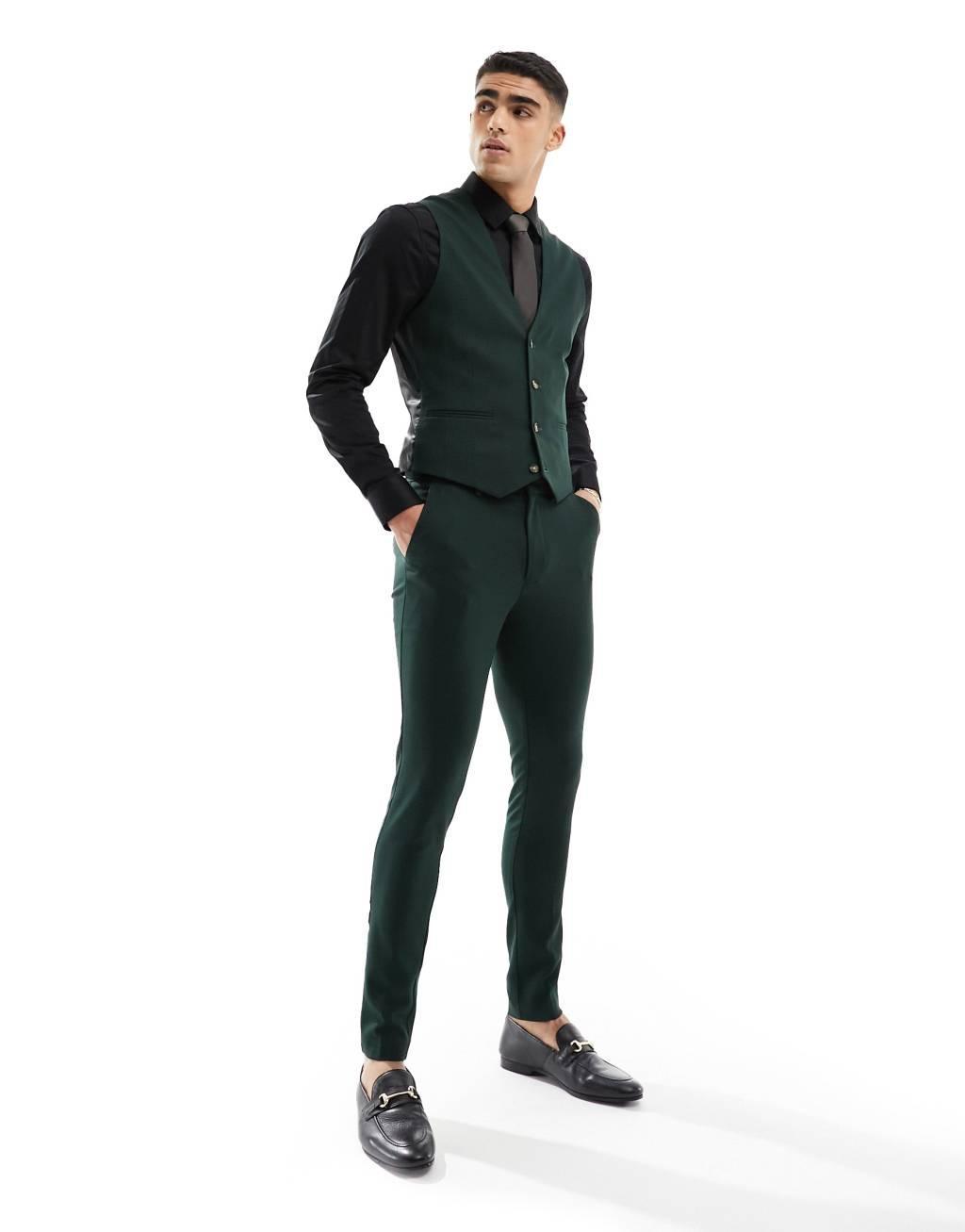 ASOS DESIGN wedding superskinny suit jacket Product Image