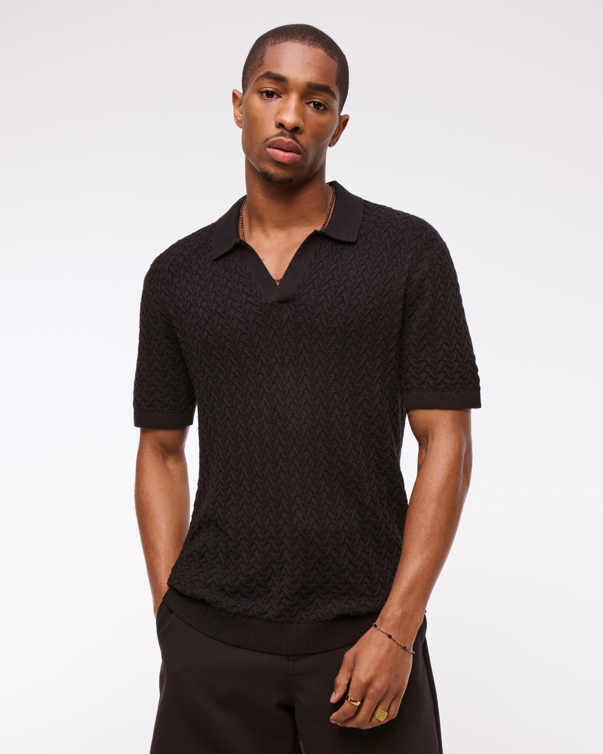 Vintage-wash cotton pocket T-shirt Product Image