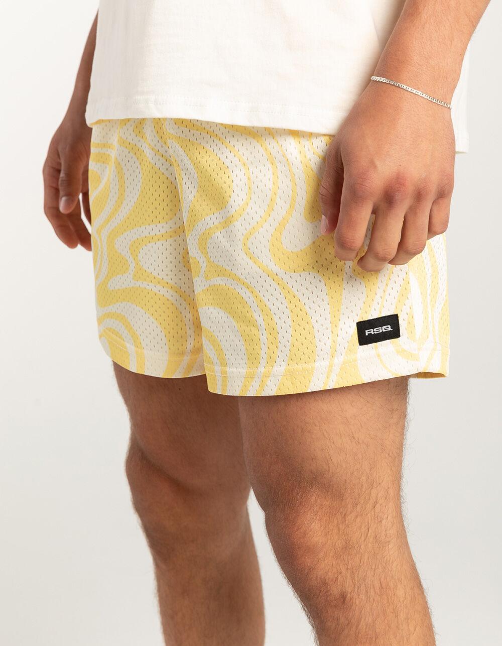 RSQ Mens 6" Mesh Shorts - RED COMBO Product Image