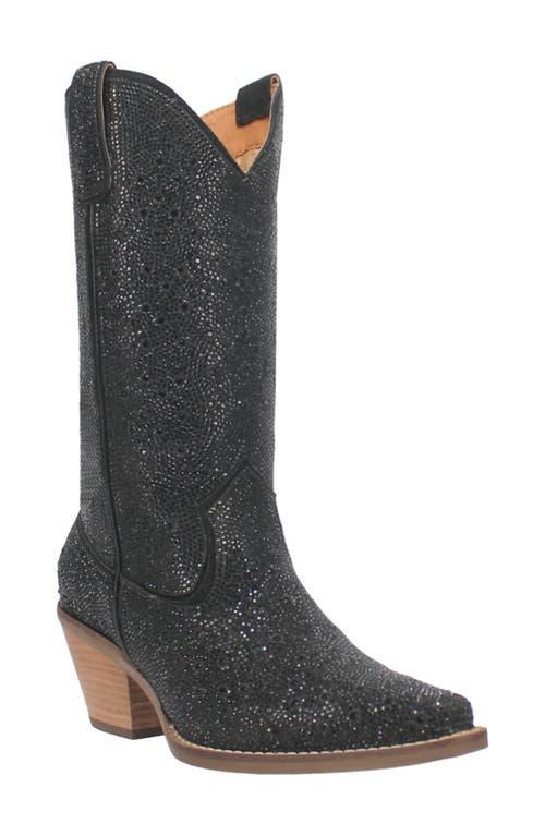 Dingo Silver Dollar Rhinestone Embellished Leather Western Boots Product Image