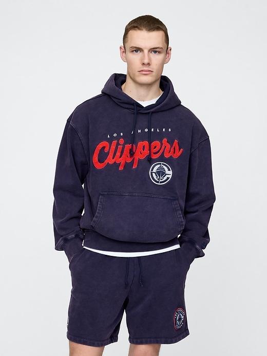 NBA Philadelphia Sixers Logo Heavyweight Hoodie Product Image