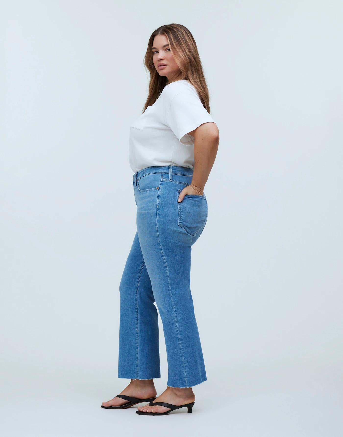 Plus Kick Out Crop Jeans Product Image