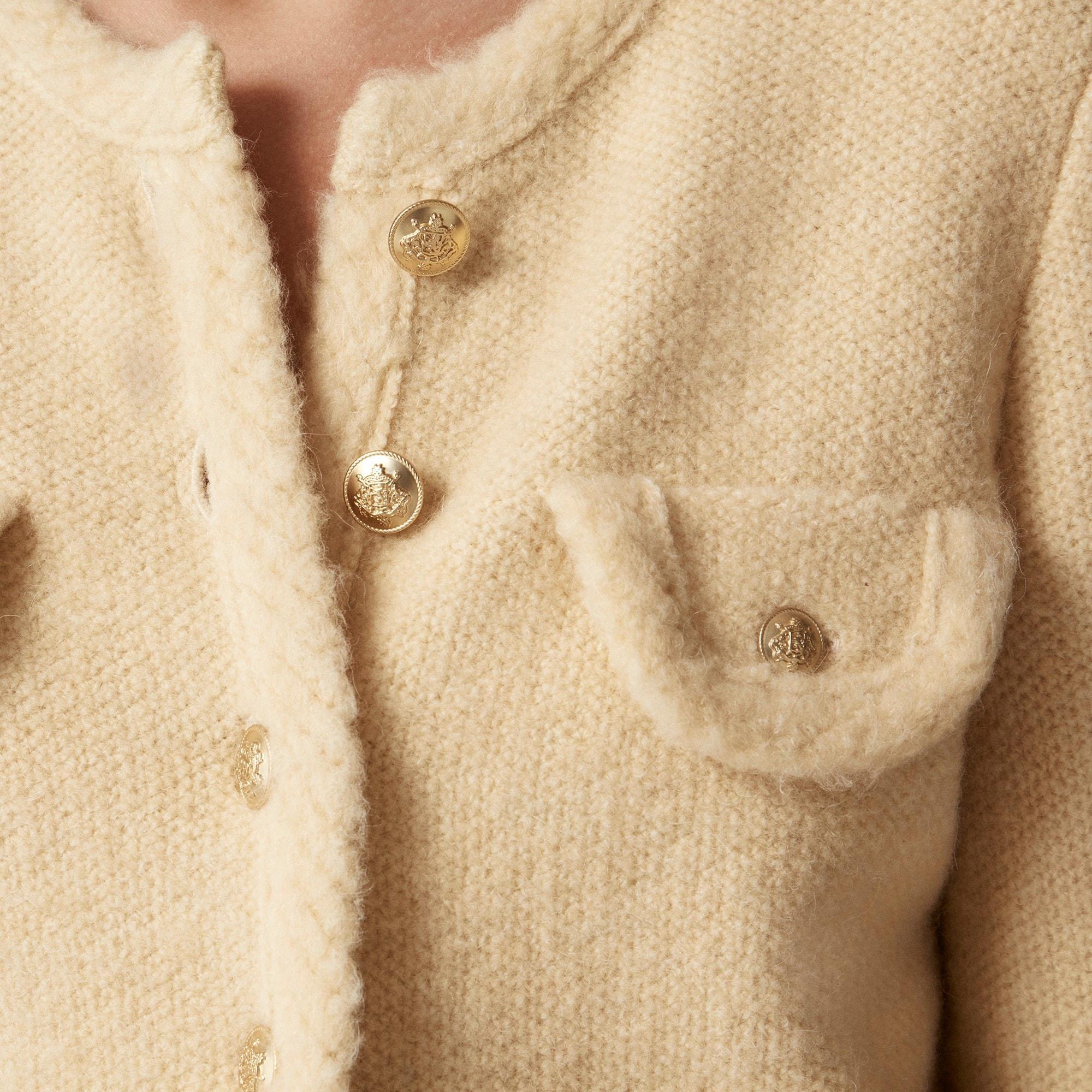 Textured sweater lady jacket Product Image