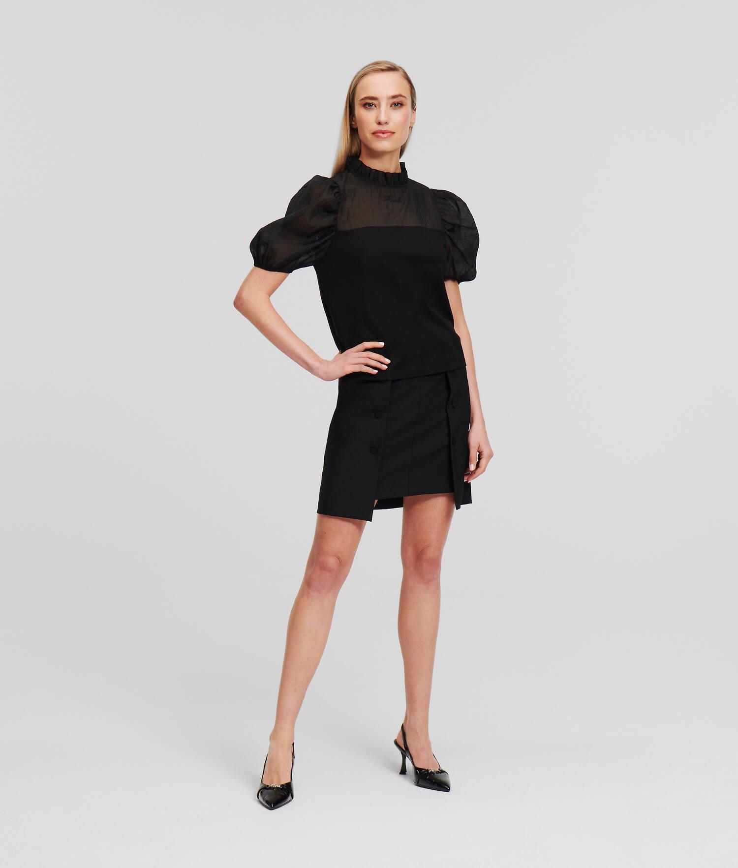 ORGANZA PANELED TOP Product Image