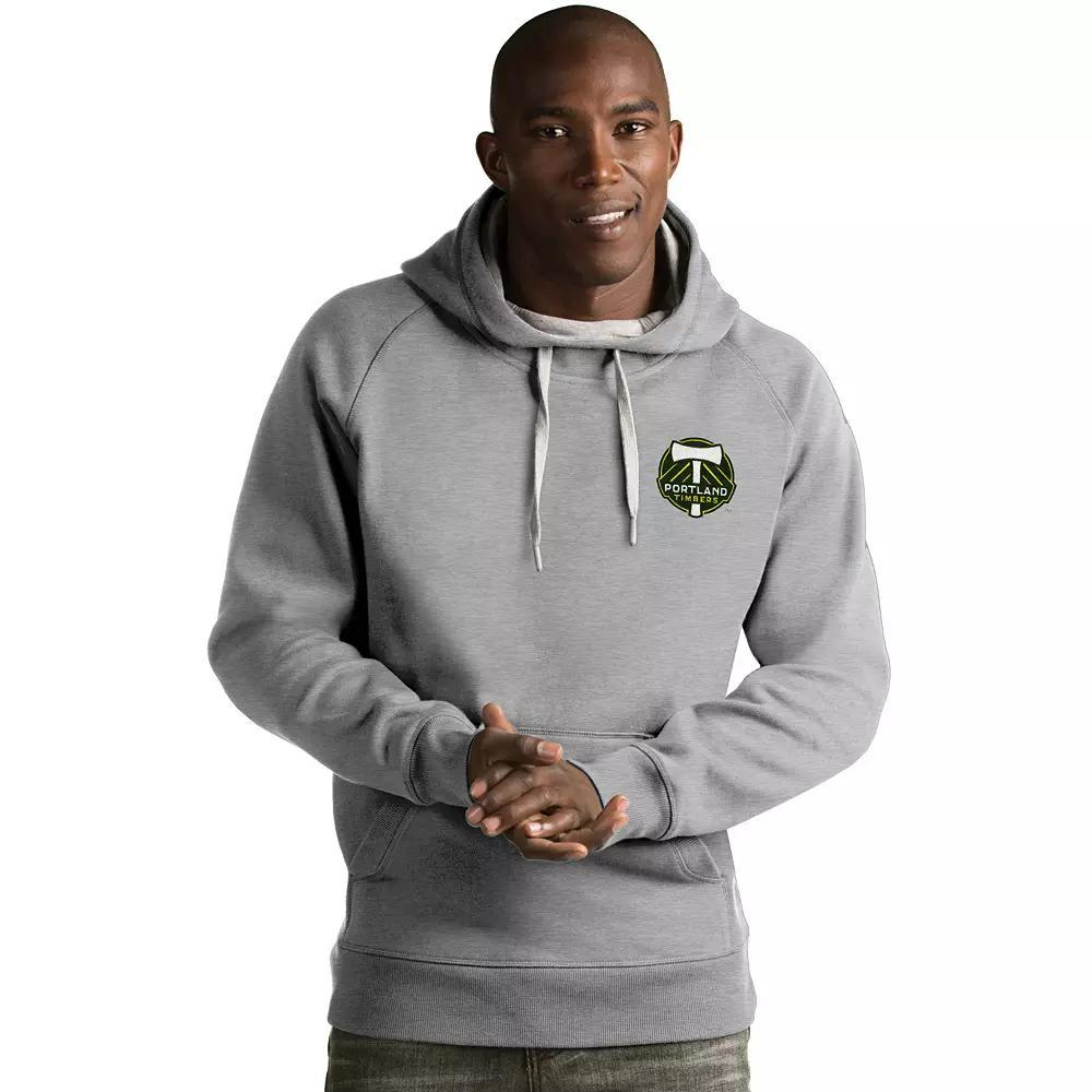 Men's Antigua Portland Timbers Victory Pullover Hoodie, Size: XXL, Gray Product Image