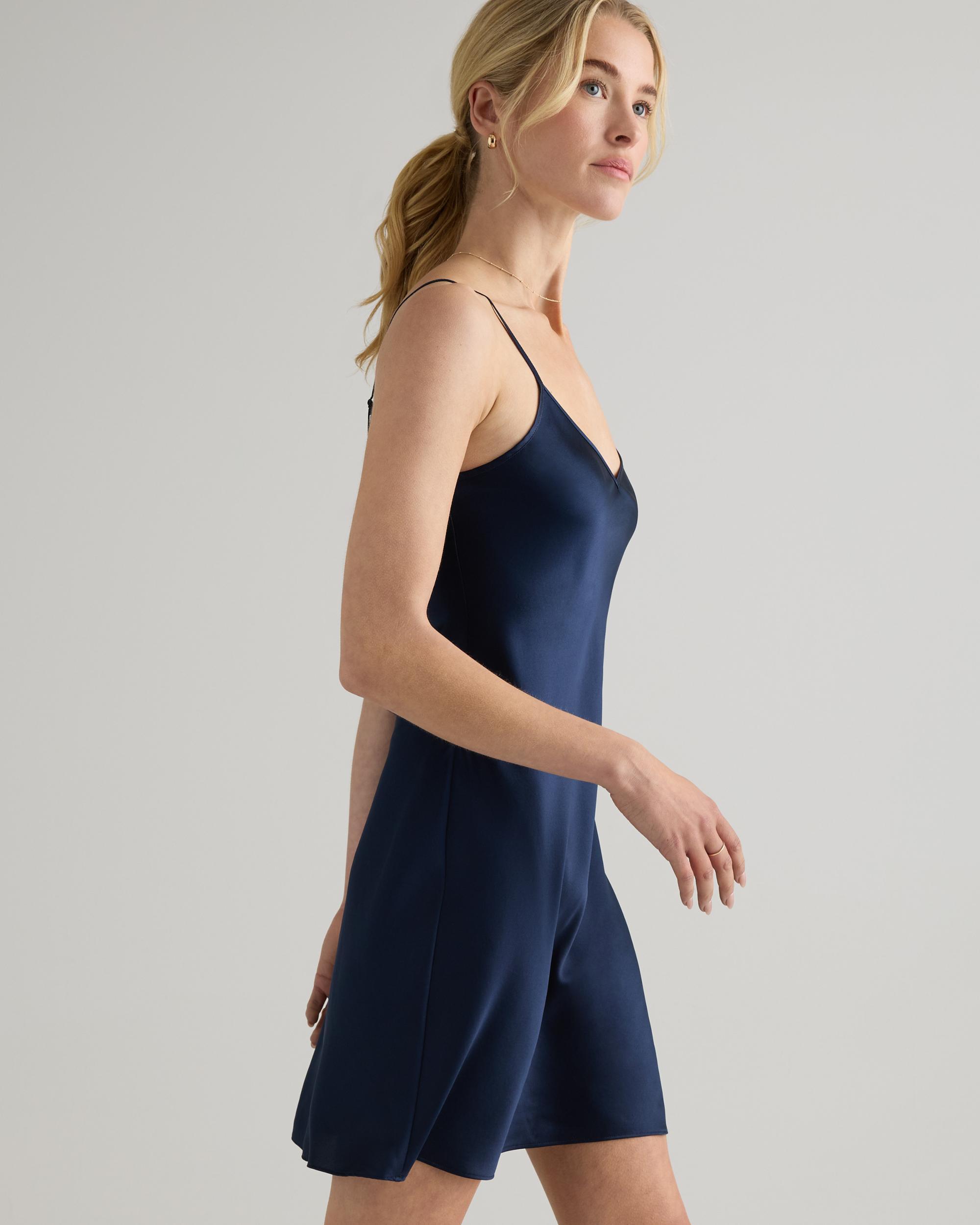 Quince | Women's Mini Slip Dress Size XS, Silk Product Image