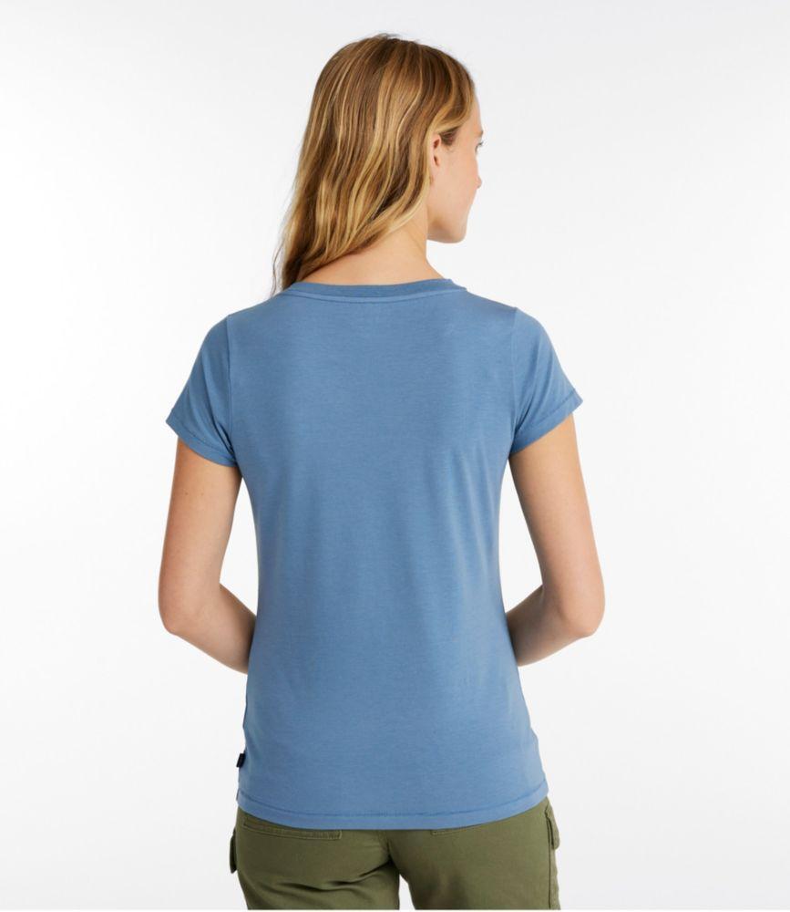 
                            
                                
                                    
                                
                            Women's Soft Stretch Supima-Blend Tee, Short-Sleeve V-Neck
                         Product Image