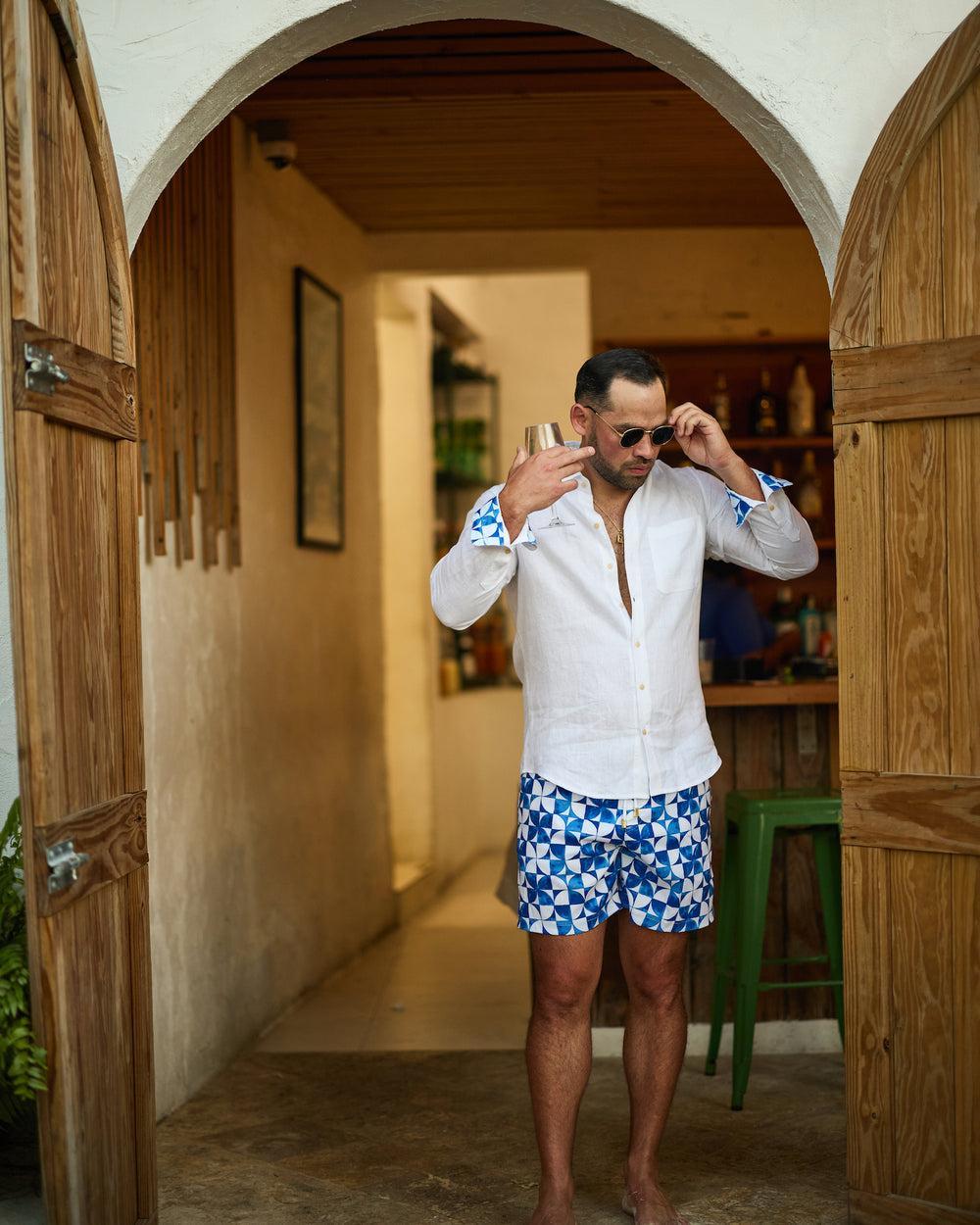 The Greece - Swim Trunks Product Image