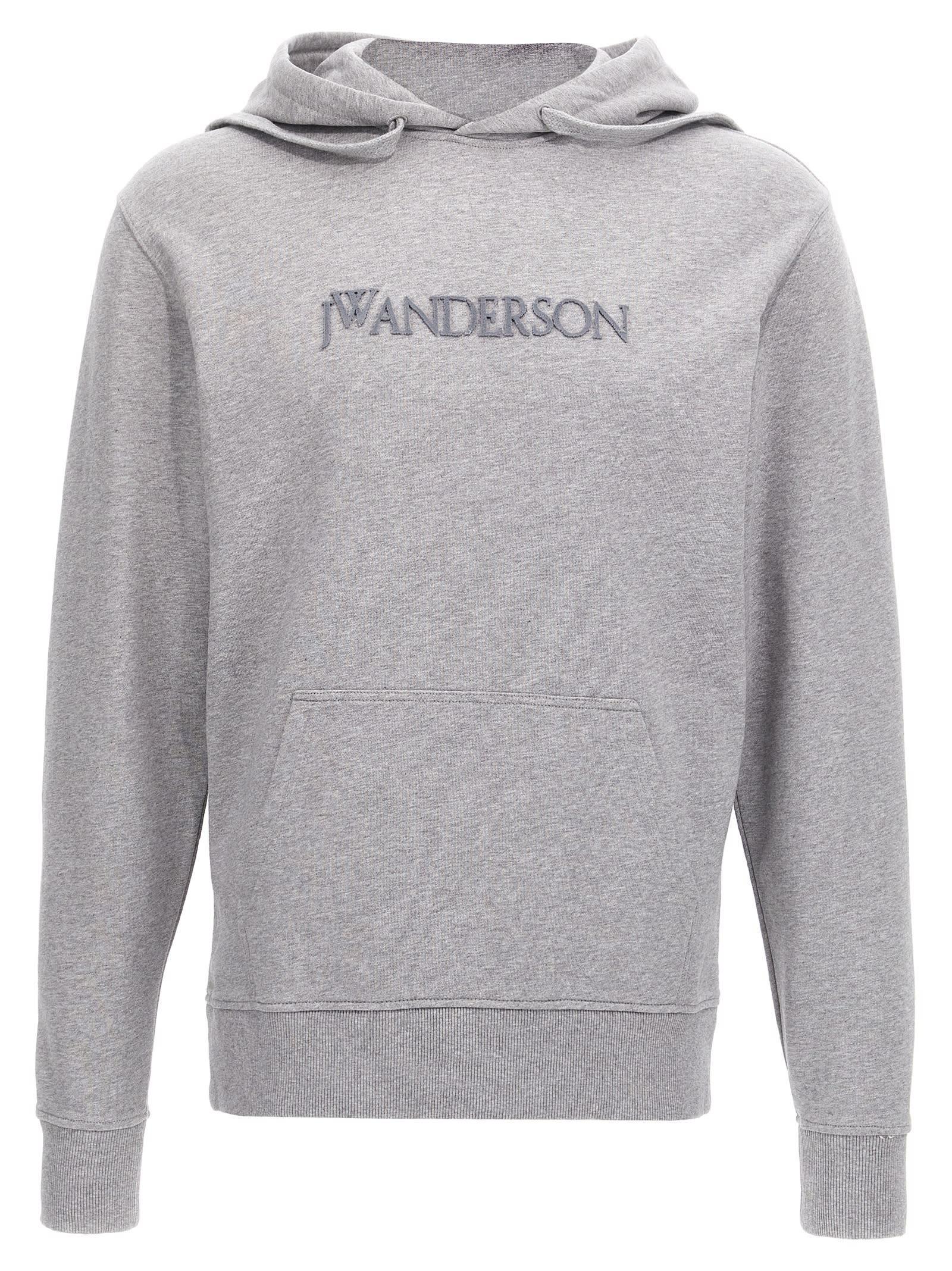 JW ANDERSON J.w.anderson Women 'logo Embroidery' Sweatshirt In Gray Product Image