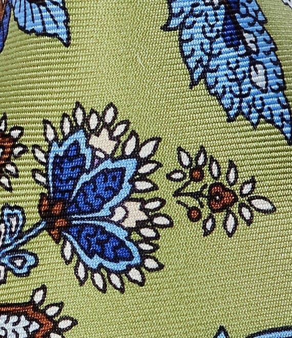 Roundtree & Yorke Grand Paisley Print 2 3/4#double; Silk Tie Product Image