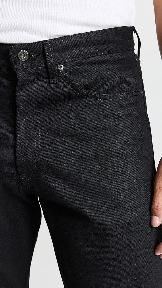 Naked & Famous True Guy - Solid Black Selvedge Jeans | Shopbop Product Image