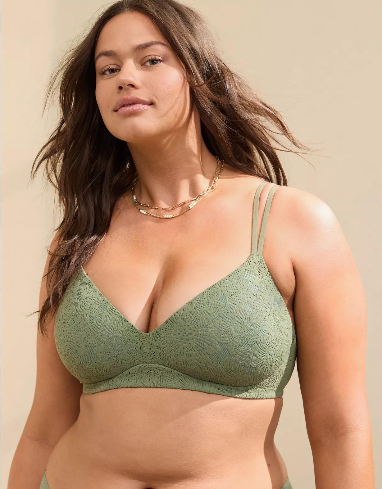 Sunnie Bloom Lace Wireless Push Up Bra Product Image