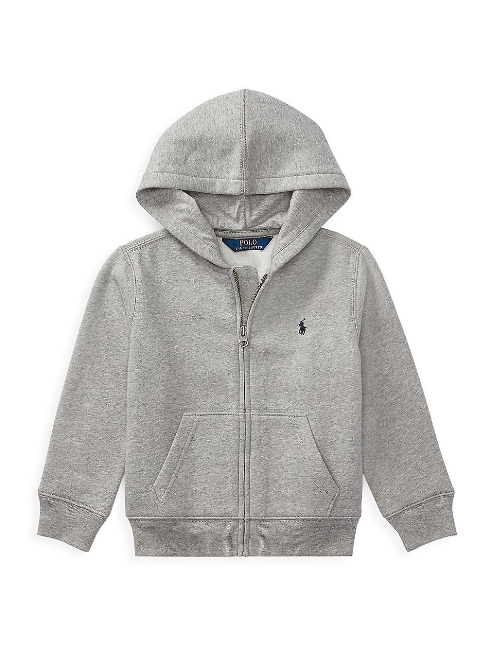 Boys Knitted Fleece Hoodie, Size S-XL Product Image