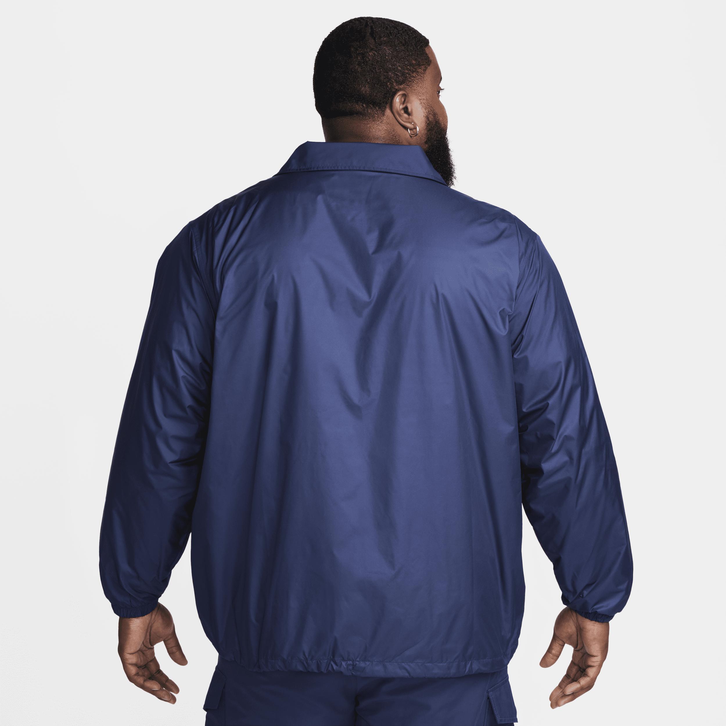 Big & Tall Nike Club Coaches' Jacket, Men's, Size: XL Tall, Black Navy Product Image