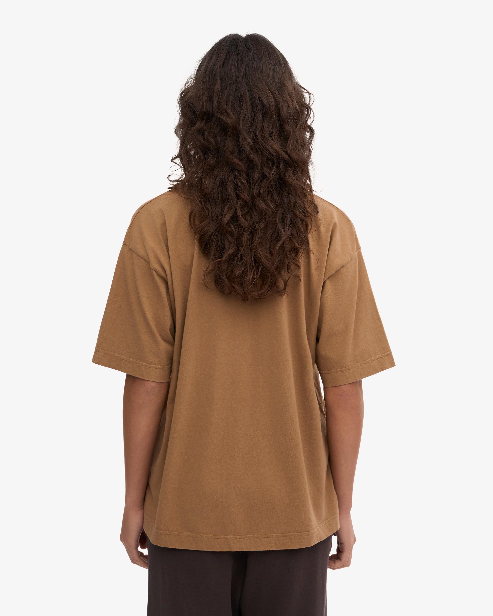 Oversized Organic T-Shirt - Sahara Camel Product Image