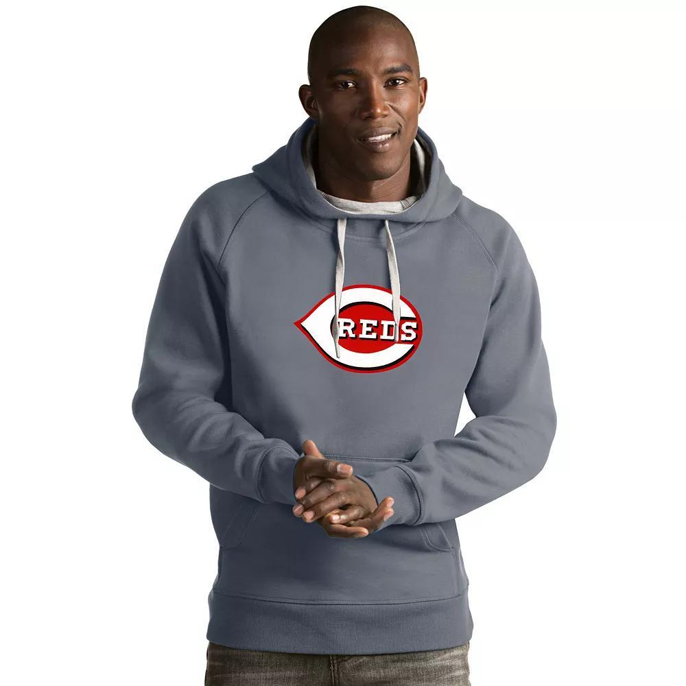 Mens Antigua Cincinnati Reds Victory Logo Hoodie Product Image
