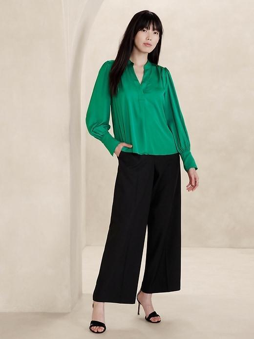 Volume-Sleeve Blouse Product Image