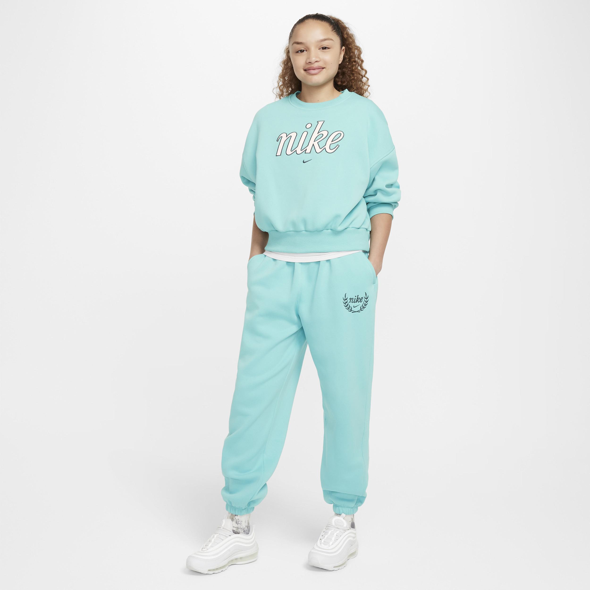 Nike Kids' Club Cotton Blend Fleece Sweatpants in Green Frost/Vintage Green at Nordstrom Product Image