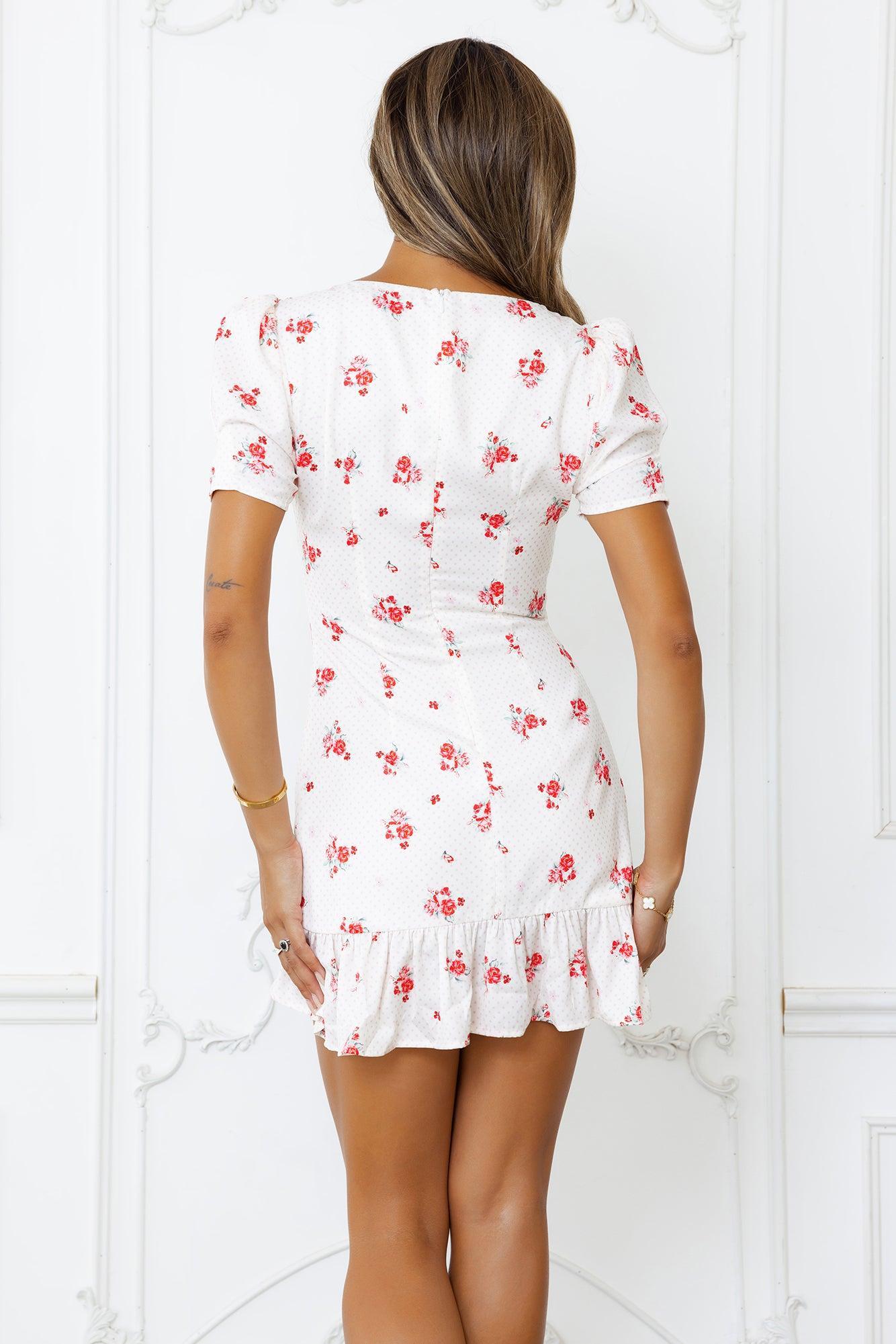 Wildflower Secrets Mini Dress White Product Image
