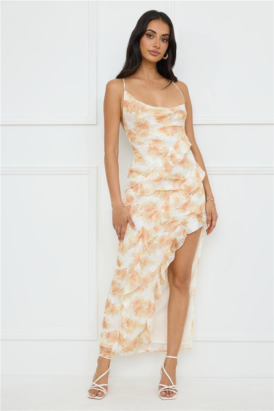 Soraya Maxi Dress Orange Product Image