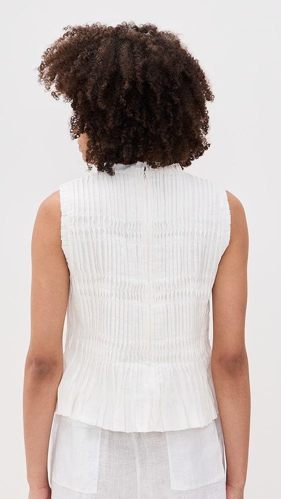 Sea Zora Solid Tank Top with Bubble Hem | Shopbop Product Image