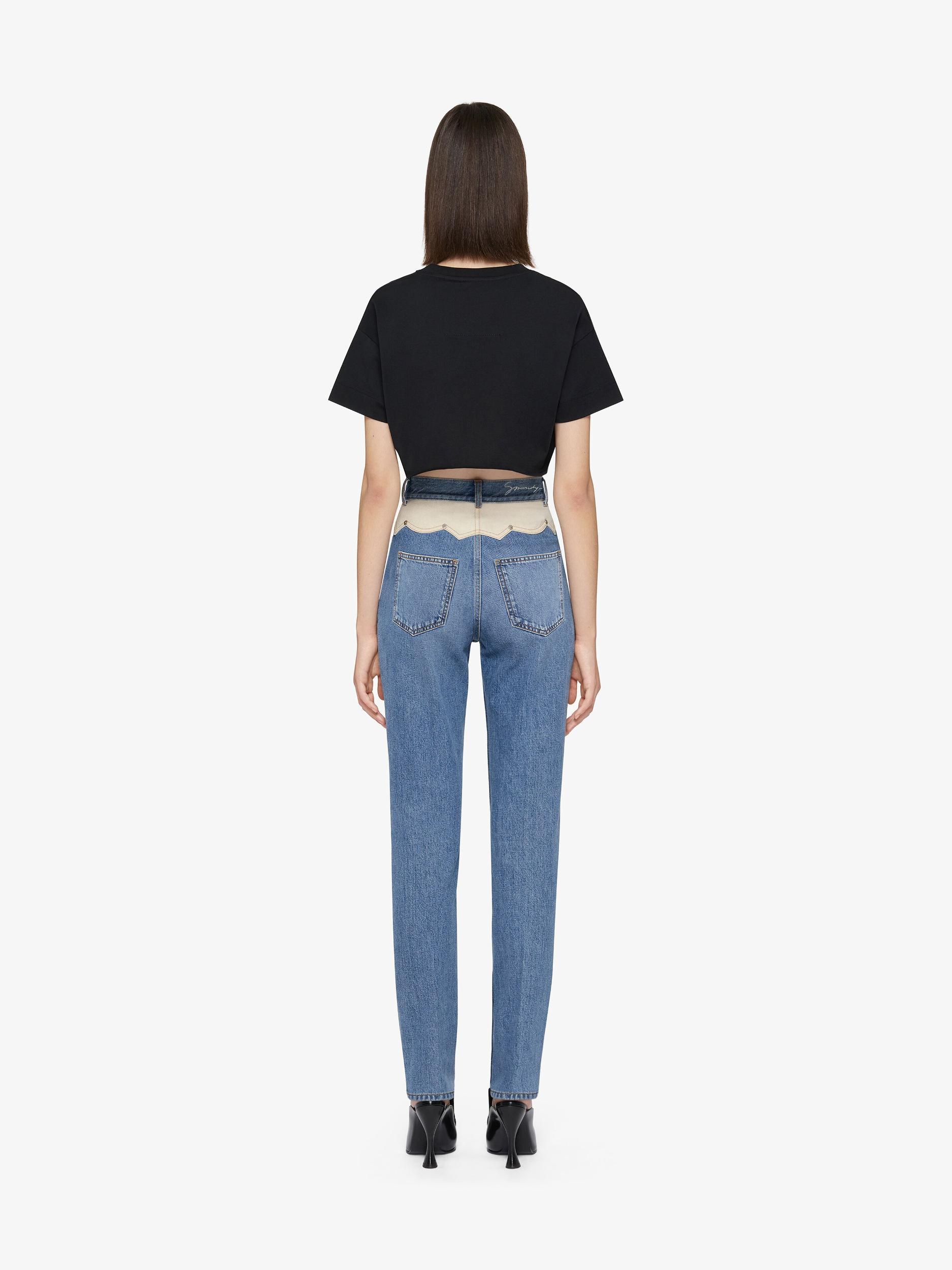 GIVENCHY cropped t-shirt in cotton Product Image