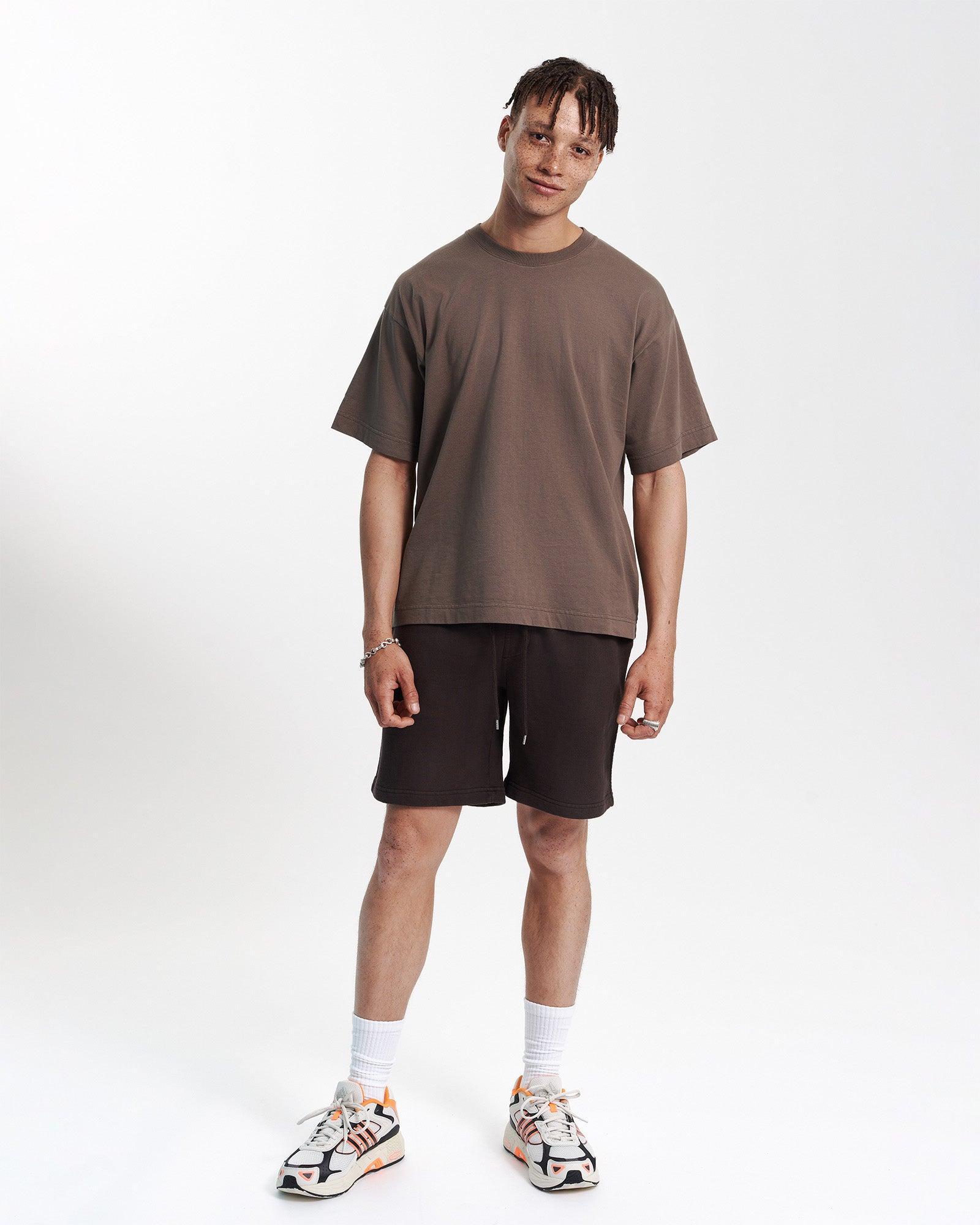 Oversized Organic T-Shirt - Teal Blue Product Image