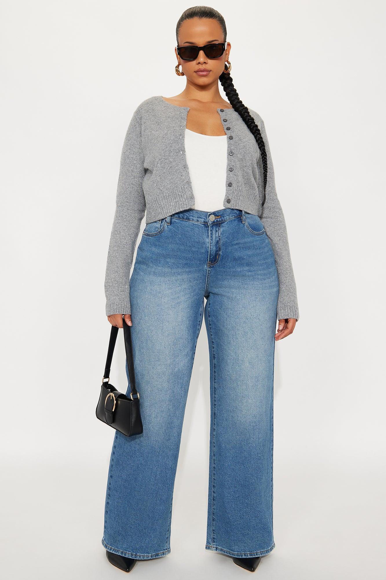 Sweet Sensation Cropped Cardigan - Grey Product Image