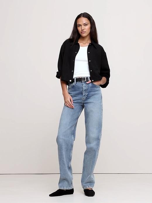 High-Rise 90s Straight Jean Product Image