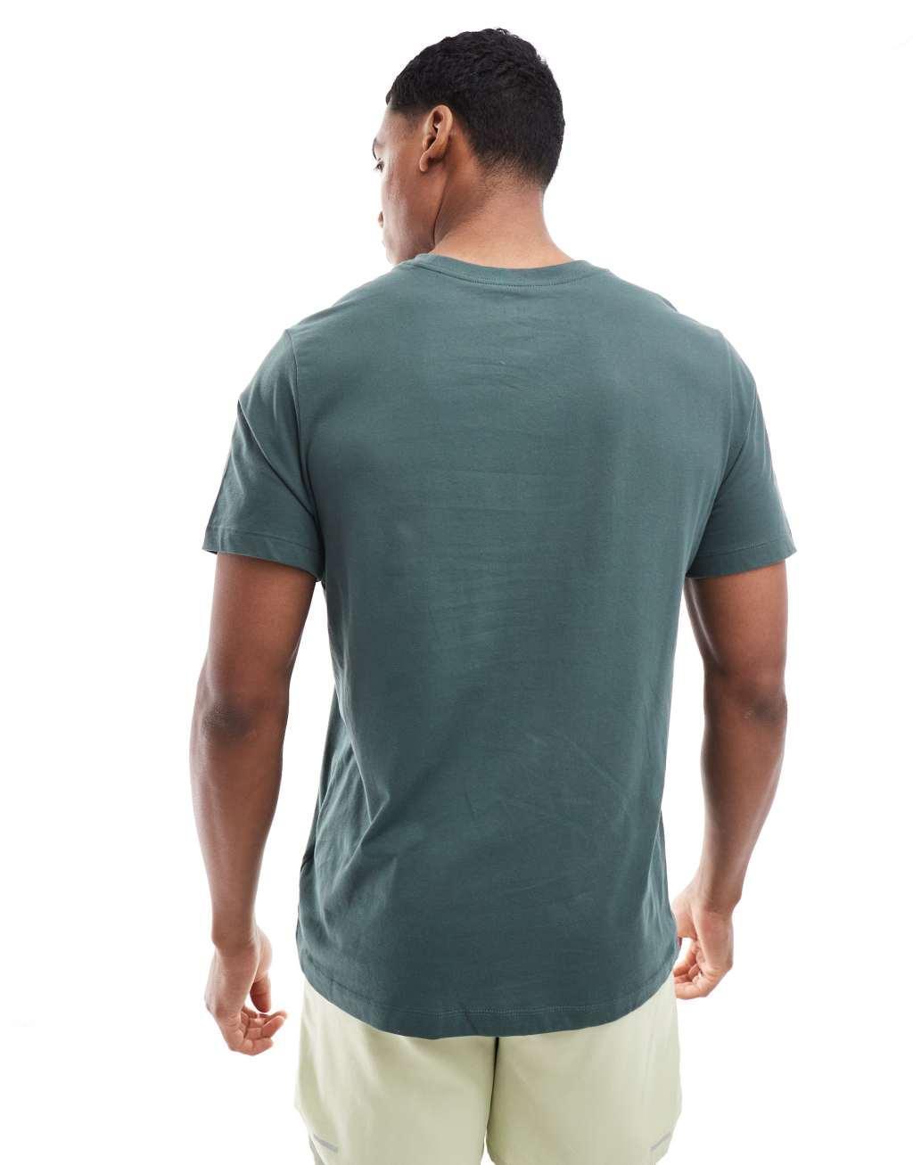 Nike Training Dri-FIT t-shirt in dark green Product Image