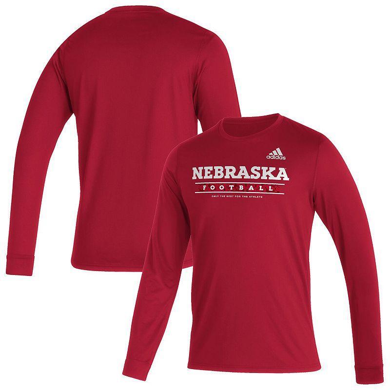 Men's adidas Maroon Texas A&M Aggies Sideline Creator Practice AEROREADY Long Sleeve T-Shirt, Size: 2XL, Red Product Image