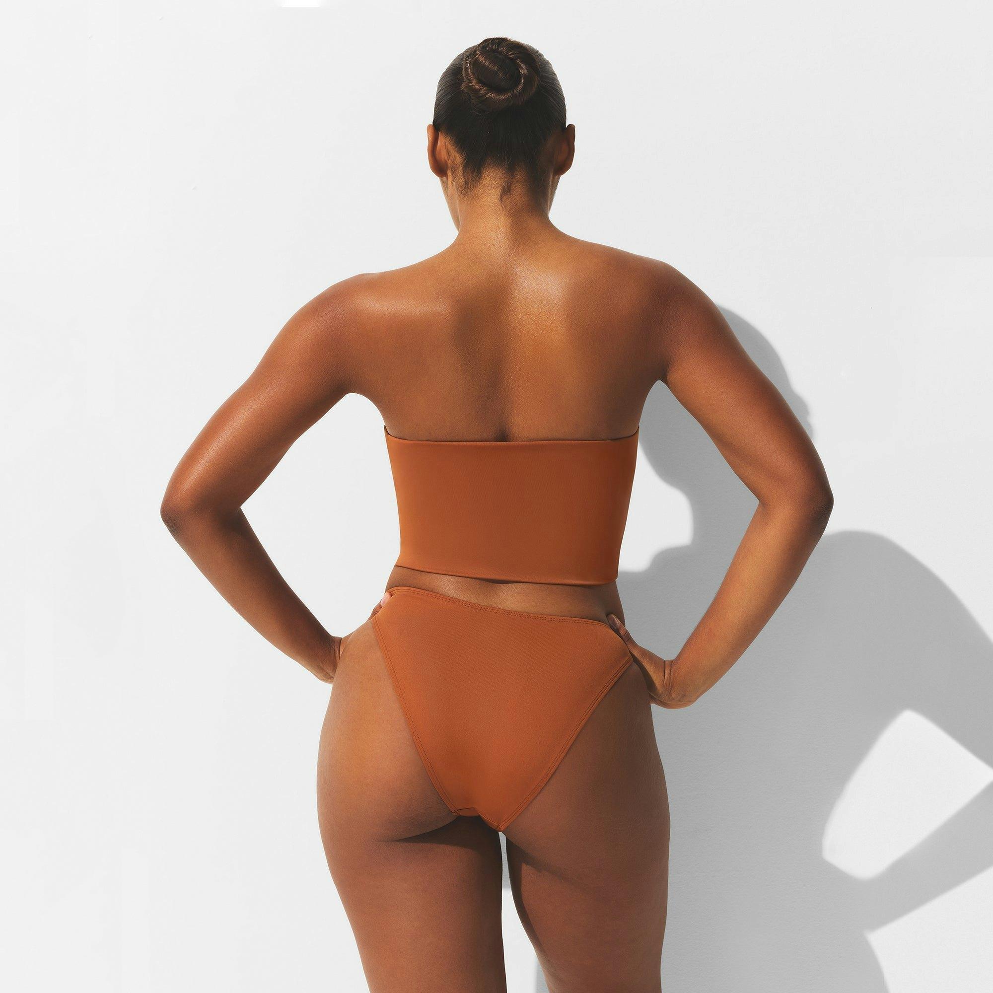 ICONIC SWIM CONVERTIBLE BANDEAU BIKINI TOP | TERRA Product Image