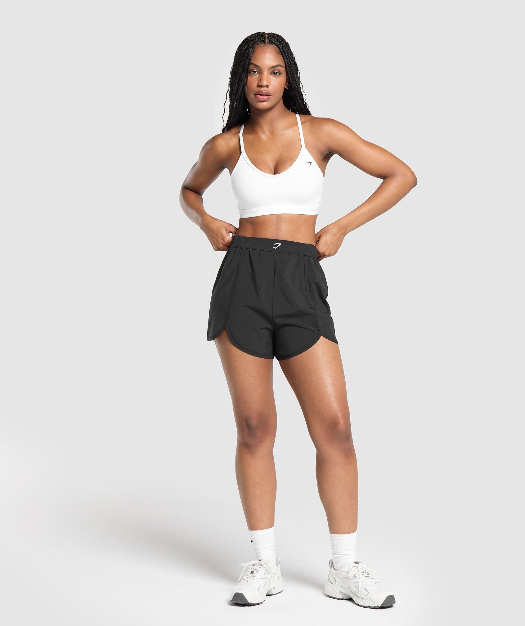 Scallop Hem Shaped Shorts Product Image