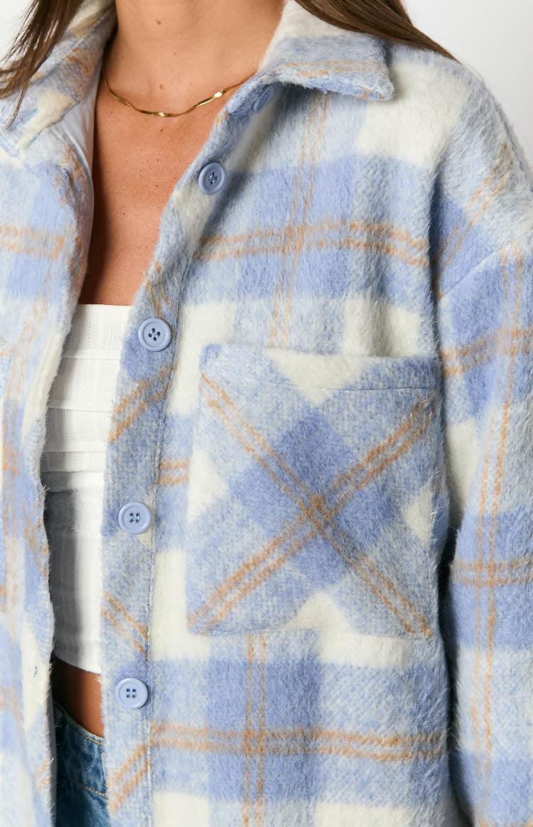 Neve Blue Check Jacket Product Image