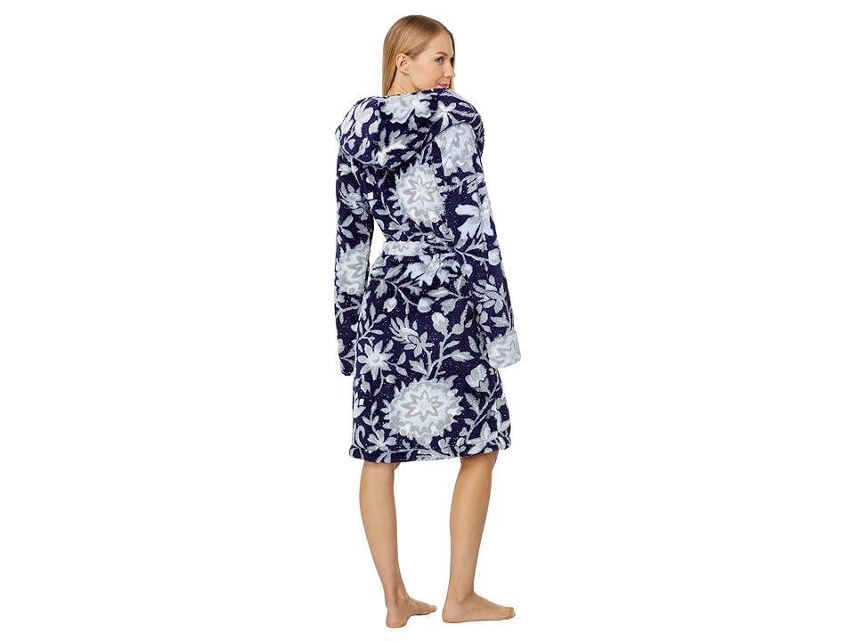 Vera Bradley Plush Fleece Robe (Frosted Lace ) Women's Pajama Product Image
