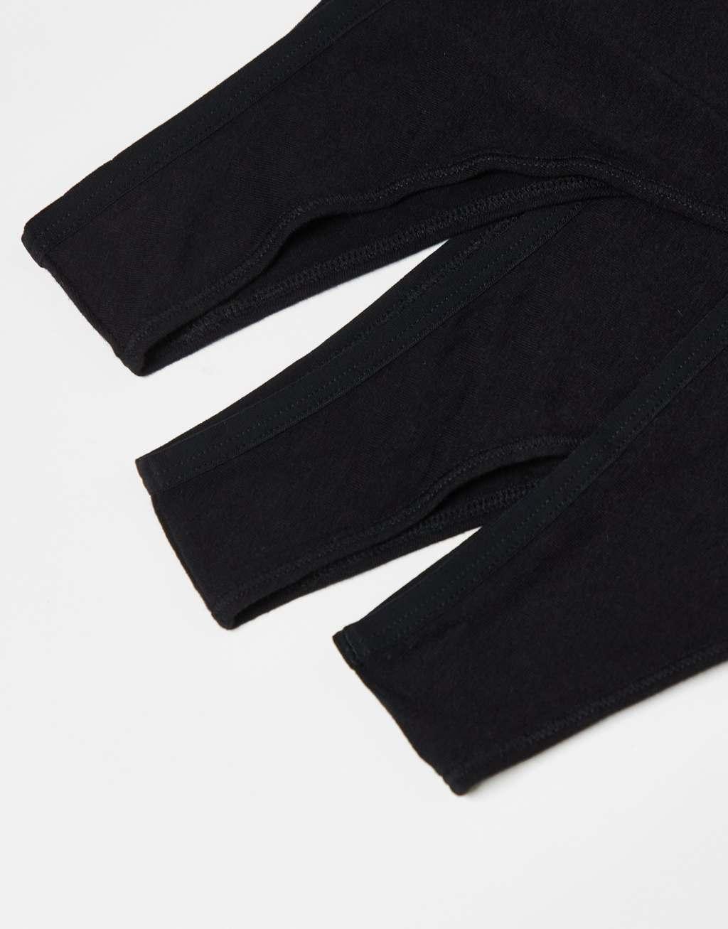 Weekday Inez 3-pack briefs in black Product Image