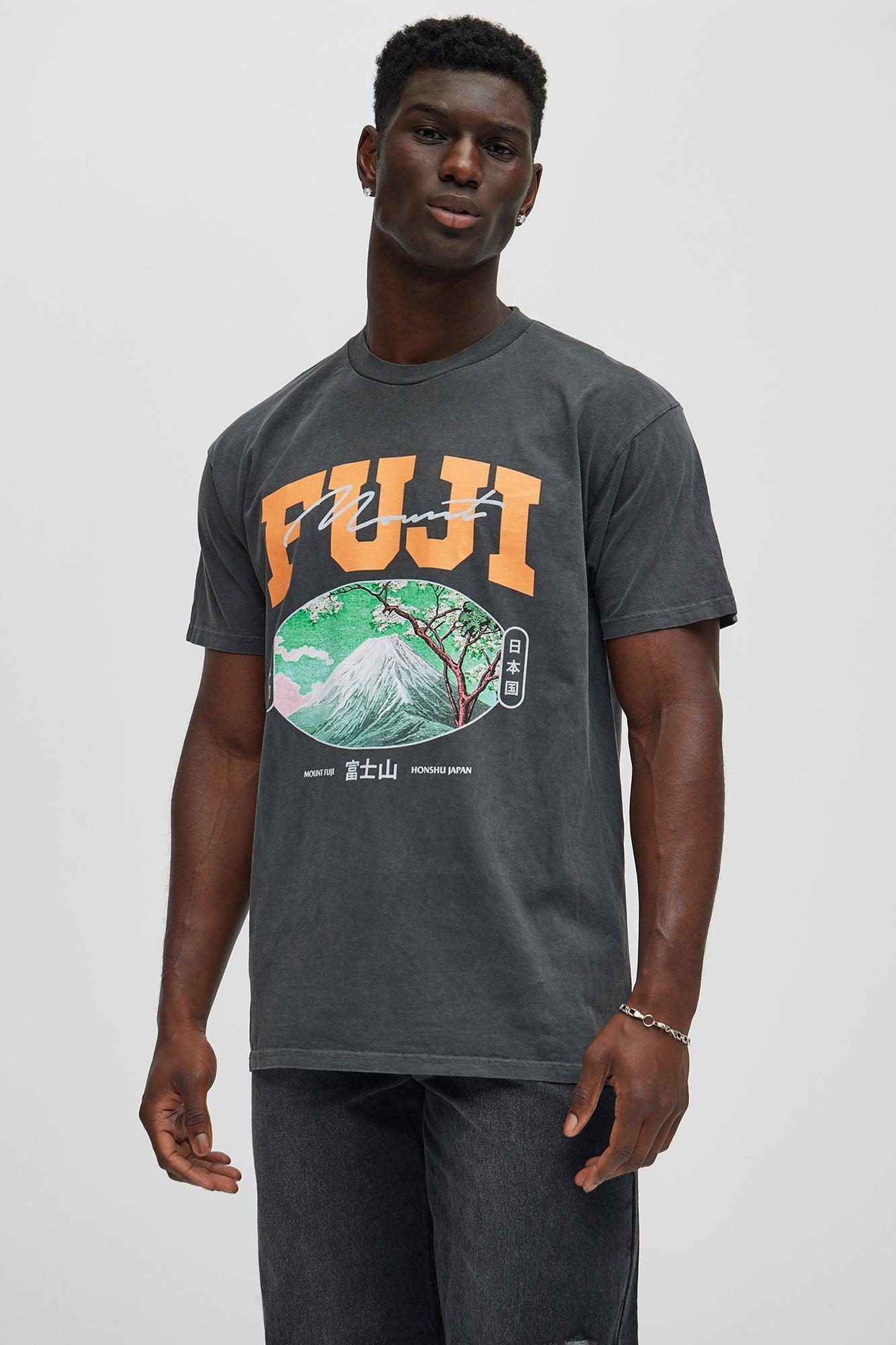 Mount Fuji Vintage Short Sleeve Tee - Black Product Image