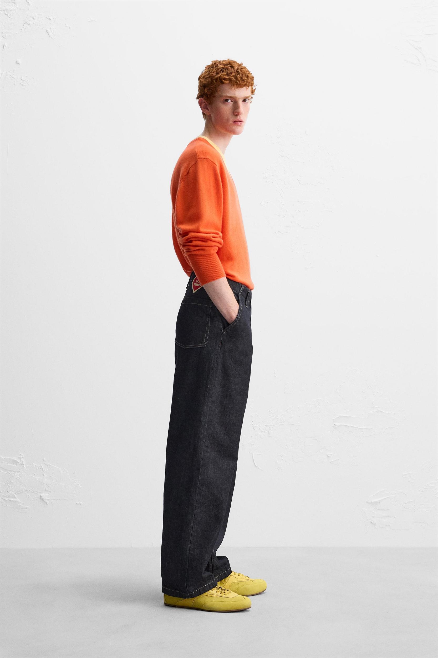 COLOR BLOCK WOOL SWEATER X HARRY LAMBERT Product Image