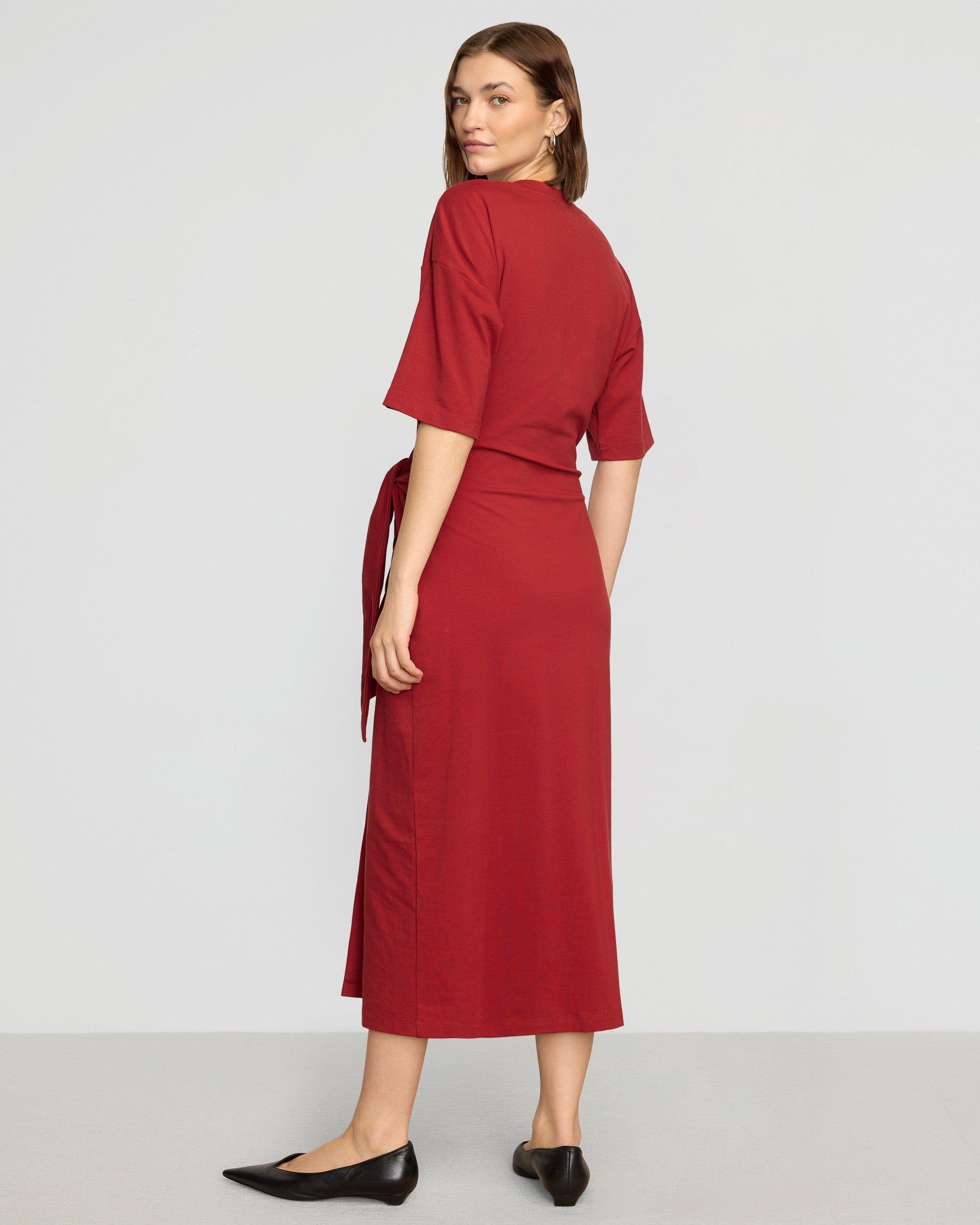 Noa Organic Cotton T-Shirt Wrap Dress Product Image
