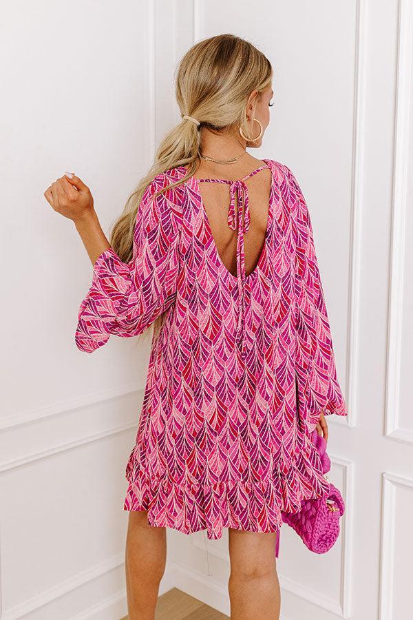 Misty Starlight Shift Dress In Violet Product Image